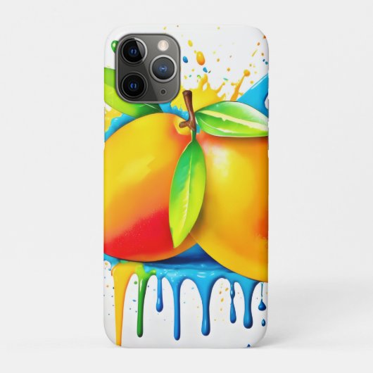 マンゴスプラッシュのカラー Case-Mate iPhoneケース (裏)