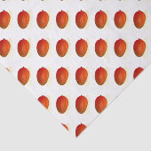 マンゴフルーツウォーター色シックなフード熱帯パターン 薄葉紙 (詳細)