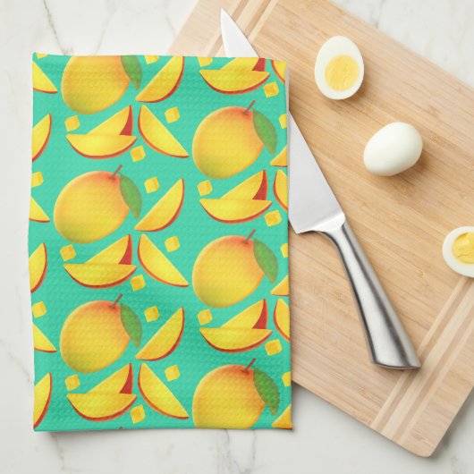 マンゴフルーツ キッチンタオル (四つ折り)