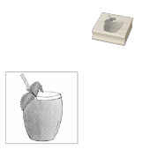 マンゴラッシリフレッシュインディアンヨーグルトフルーツドリンク ラバースタンプ (押印)