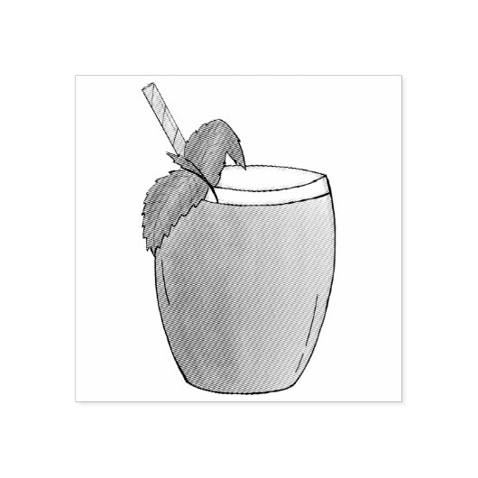 マンゴラッシリフレッシュインディアンヨーグルトフルーツドリンク ラバースタンプ (インプリント)