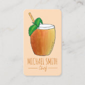 マンゴラッシリフレッシュインディアンヨーグルトフルーツドリンク 名刺 (正面)