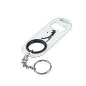 *~*マンゴルフゴルフ自然ツリーポンドゴルファーMini キーホルダー栓抜き (裏面アングル)