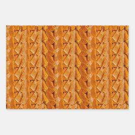 マンゴーのフルーツパターン ラッピングペーパーシート