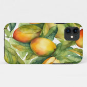 マンゴーの実と葉 Case-Mate iPhoneケース (裏面(横))