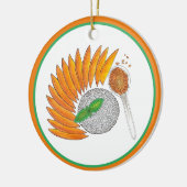 マンゴーもち米デザートタイ料理 セラミックオーナメント (左)