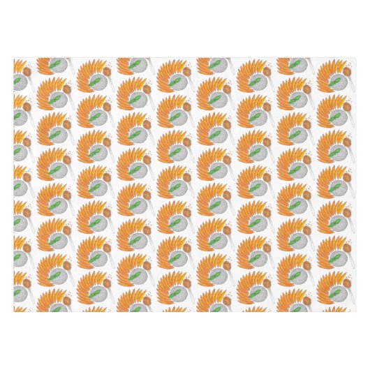 マンゴーもち米デザートタイ料理 テーブルクロス (正面(横))