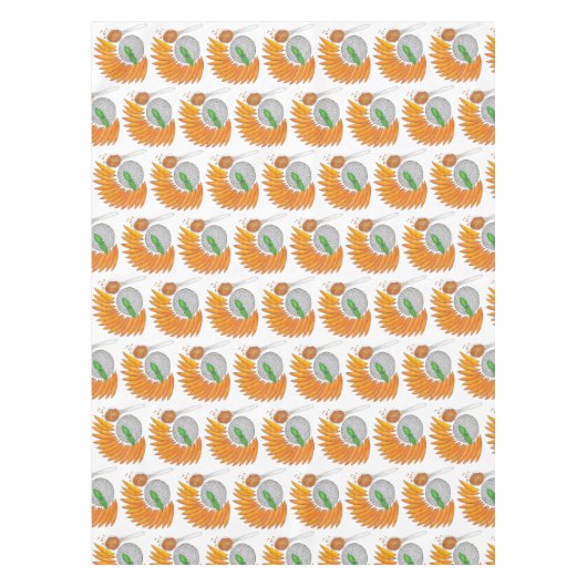 マンゴーもち米デザートタイ料理 テーブルクロス (正面)