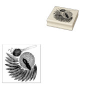 マンゴーもち米デザートタイ料理 ラバースタンプ (押印)