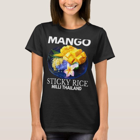 マンゴーもち米ミリThailandサマーフードI 1 Tシャツ (正面)