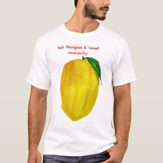 マンゴーを食べると免疫力がアップ Tシャツ