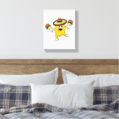 マンゴーアズミュージシャンウィズマラカ キャンバスプリント (インサイチュ (寝室))
