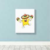 マンゴーアズミュージシャンウィズマラカ キャンバスプリント (インサイチュ (ウッドフロア))