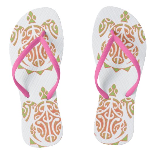 マンゴーアンドライムポリネシアンカメ ビーチサンダル (ソール)