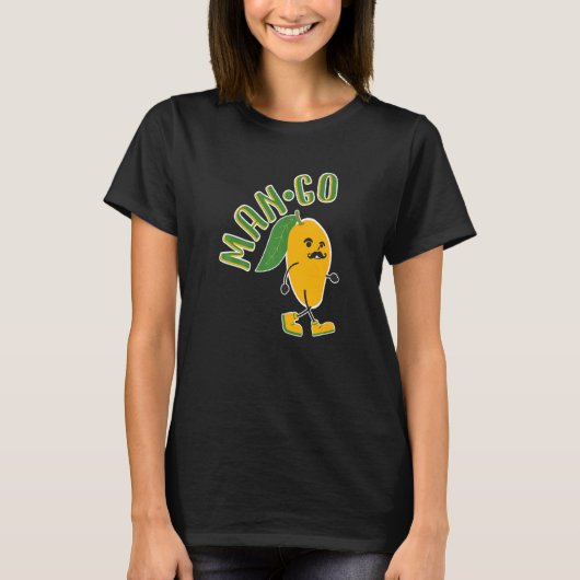 マンゴーカッコいいマンゴー Tシャツ (正面)