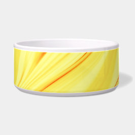 マンゴークリーム、湾曲した赤または珊瑚のストローク ボウル