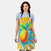 マンゴースプラッシュディライト エプロン (着用した状態)