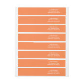 マンゴータンゴカワイトモノクロ ラップアラウンド宛名ラベル (シート)