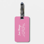 マンゴーベジタリアンビーガン ラゲッジタグ (裏面縦)