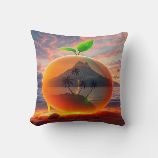 マンゴーボルケーノレイヴ&ストロベリースイレリープリンセス クッション (正面)