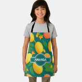 マンゴーレインボーカラフルパタパーソナライズされたーン エプロン (インサイチュ)