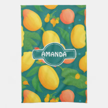 マンゴーレインボーカラフルパタパーソナライズされたーン