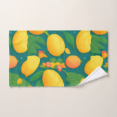 マンゴーレインボーカラフルパタパーソナライズされたーン バスタオルセット (ハンドタオル)