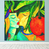 マンゴー二世の絵画秘密 キャンバスプリント (インサイチュ (ウッドフロア))