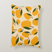 マンゴー夏のフルーツ柄 アクセントクッション (裏面(縦))