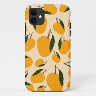 マンゴー夏のフルーツ柄 iPhone 11 ケース