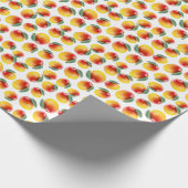 マンゴー模様 ラッピングペーパー (角)