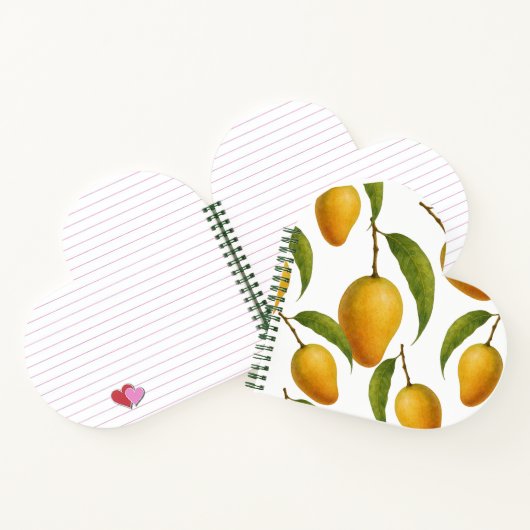 マンゴー狂気は甘い、ジューシーでトレンディー。 ノートブック (内部)