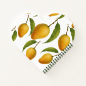 マンゴー狂気は甘い、ジューシーでトレンディー。 ノートブック (裏面)