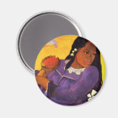 マンゴー磁石のゴーギャンの女性 マグネット (正面/裏面)