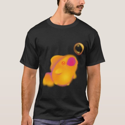 マンゴー・ザ・ゴールドフィッシュ Tシャツ (正面)