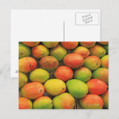 マンゴー、スペイン、カタロニア、バルセロナ、ラボケリア ポストカード (正面/裏面)