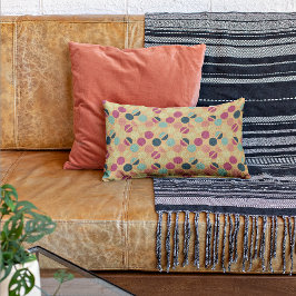 マンゴー/ミントグリーン点々のある装飾装飾用クッション クッション