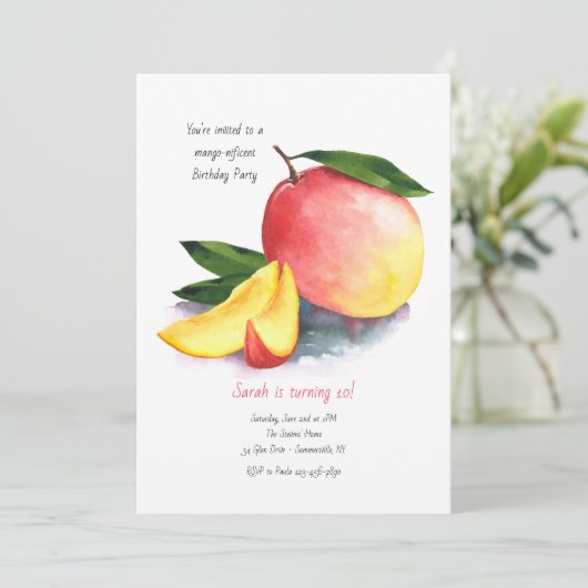 マンゴー 招待状 (スタンド正面)