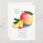 マンゴー 招待状 (正面/裏面)