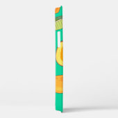 マンゴー。黄色と赤色の異方性を持つシームレスなパターン Case-Mate iPhoneケース (裏面 / 右)