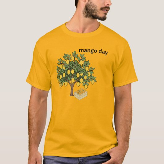 マンゴーTシャツ若者向け Tシャツ (正面)