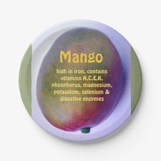 マンゴ ペーパープレート (正面)