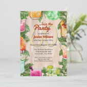 マンサマーバックヤードカクテル60th誕生日パーティー 招待状 (スタンド正面)