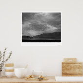 マンザナール上空のSWを見る、ほこり嵐1943 ポスター (キッチン)