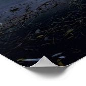 マンザニタ湖のラッセン山 ポスター (角)