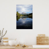 マンザニタ湖のラッセン山 ポスター (キッチン)