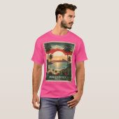 マンザニロコリマメキシコヴィンテージ旅行観光 Tシャツ (正面フル)