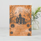 マンショ不気味ンハロウィーンコスチュームパーティー 招待状 (スタンド正面)