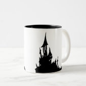 マンショ不気味ンハロウィーンツートーンコーヒーマグ ツートーンマグカップ (正面右)