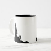 マンショ不気味ンハロウィーンツートーンコーヒーマグ ツートーンマグカップ (正面左)